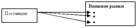 Структура канала сбыта первого типа